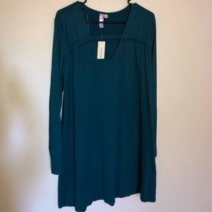 Teal Long-sleeve Dress - Size M